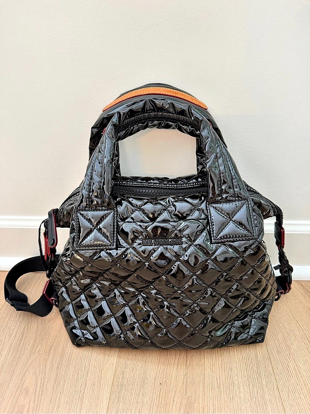 MZ WALLACE Quilted Black Tote